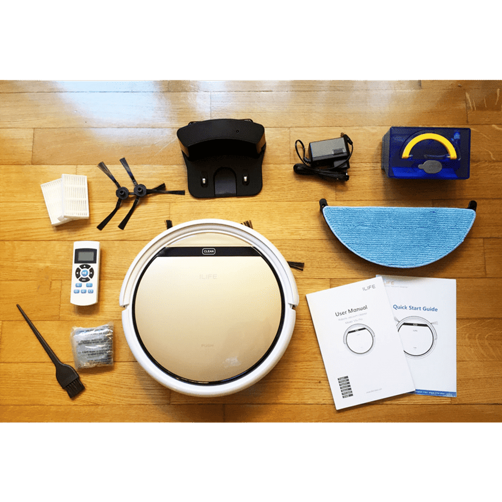 Buy ILIFE Dry and Wet Robotic Vacuum Cleaner (V5s Pro, Gold) online Croma